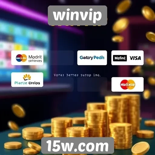 Métodos de pagamento oferecidos pelo Winvip